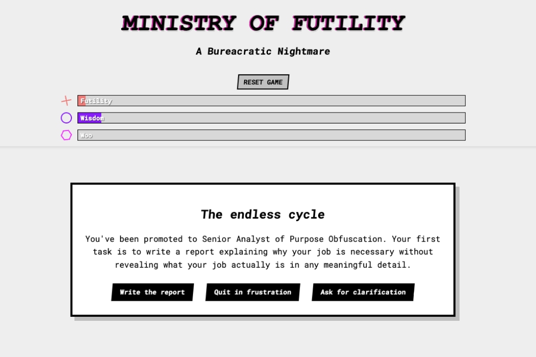 Ministry of Futility